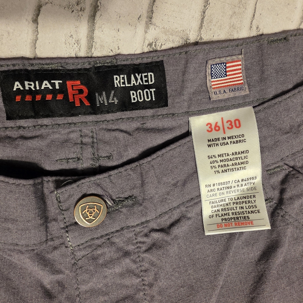 Ariat Men's FR M4 DuraLight Ripstop Relaxed Boot Cut Pants